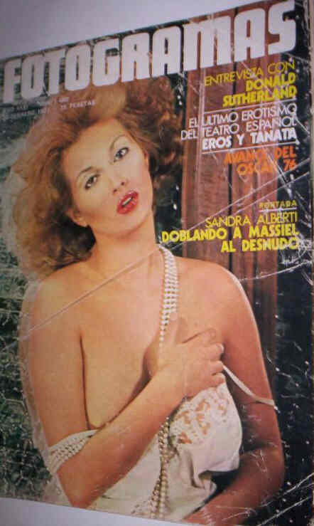 FOTOGRAMAS magazine cover Issue 1480 25 February 1977