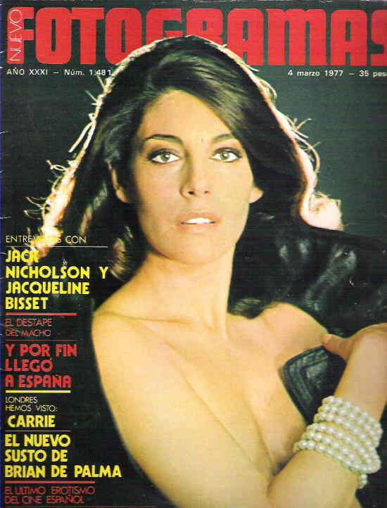 FOTOGRAMAS magazine cover Issue 1481 4 March 1977