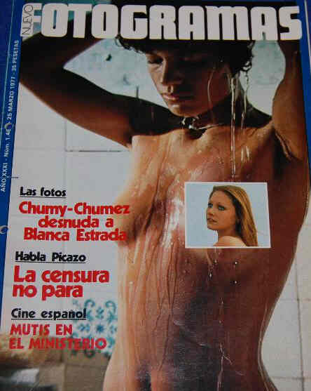 FOTOGRAMAS magazine cover Issue 1484 25 March 1977