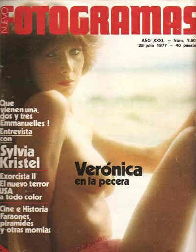 FOTOGRAMAS magazine cover Issue 1502 29 July 1977