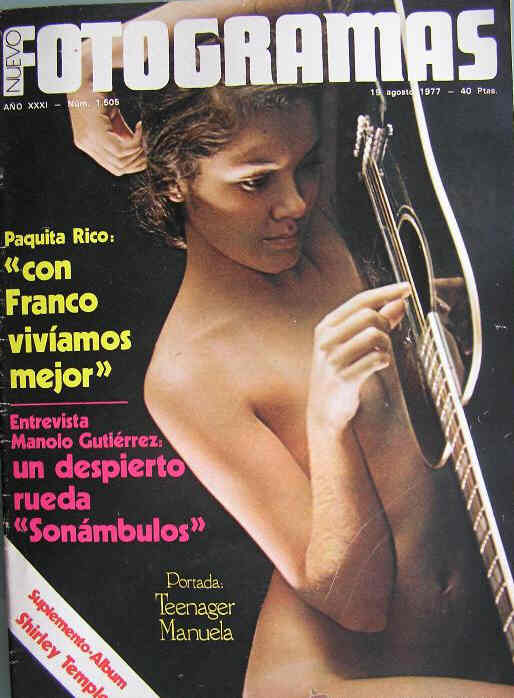 FOTOGRAMAS magazine cover Issue 1505 19 August 1977