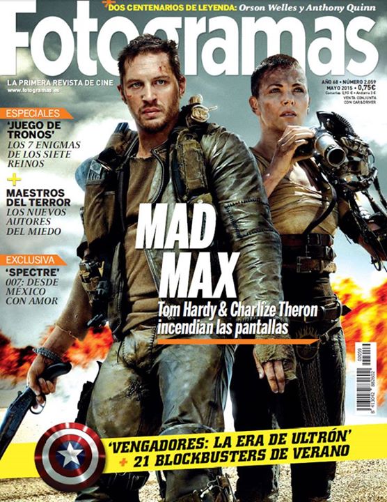 FOTOGRAMAS magazine cover Issue 2059 May 2015