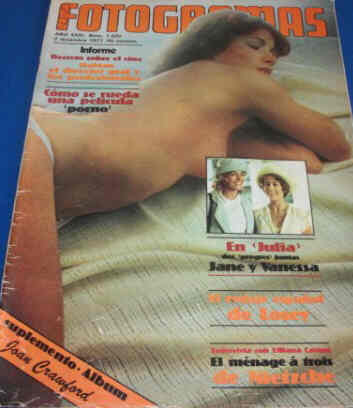 FOTOGRAMAS magazine cover Issue 1520 2 December 1977