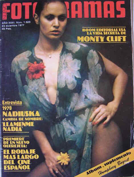 FOTOGRAMAS magazine cover Issue 1523 23 December 1977