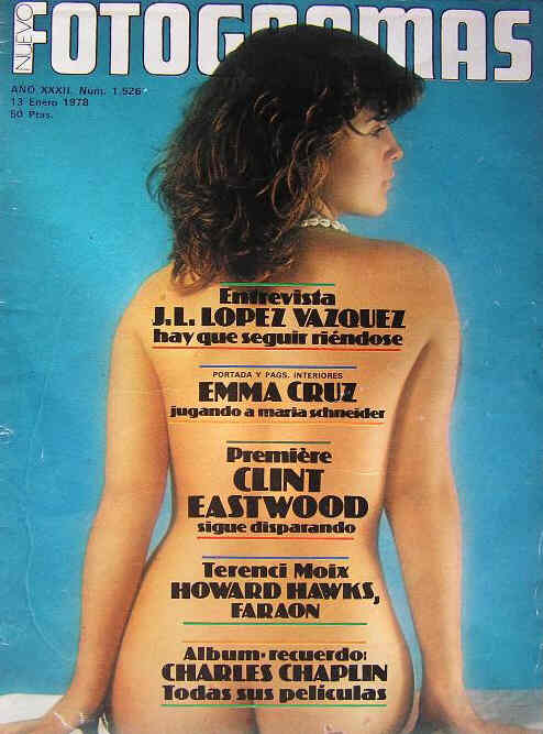 FOTOGRAMAS magazine cover Issue 1526 13 January 1978