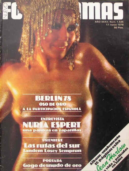 FOTOGRAMAS magazine cover Issue 1535 17 March 1978