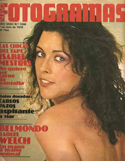 FOTOGRAMAS magazine cover Issue 1538 7 April 1978