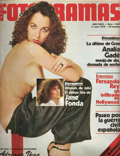 FOTOGRAMAS magazine cover Issue 1542 5 May 1978