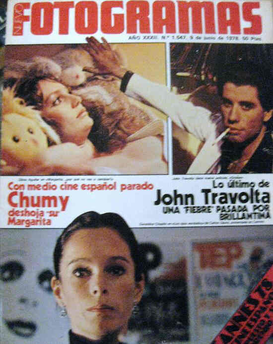 FOTOGRAMAS magazine cover Issue 1547 9 June 1978