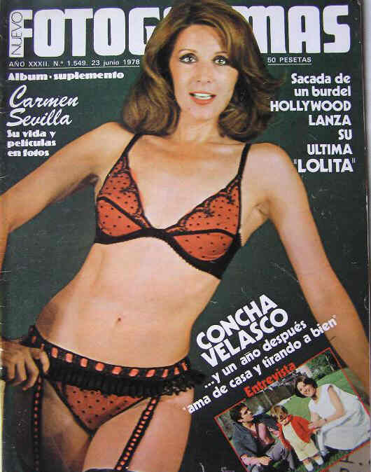 FOTOGRAMAS magazine cover Issue 1549 23 June 1978