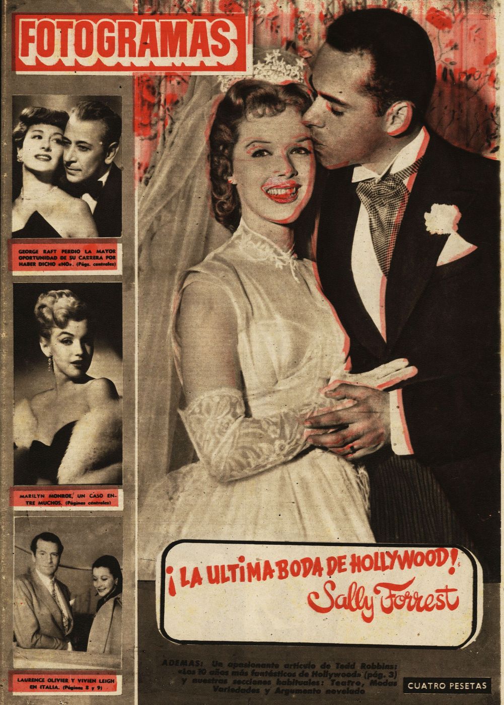 FOTOGRAMAS magazine cover Issue 155 2 November 1951