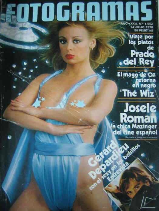 FOTOGRAMAS magazine cover Issue 1552 14 July 1978