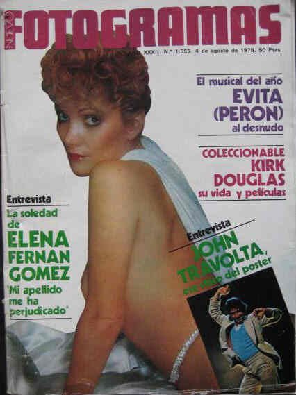 FOTOGRAMAS magazine cover Issue 1555 4 August 1978