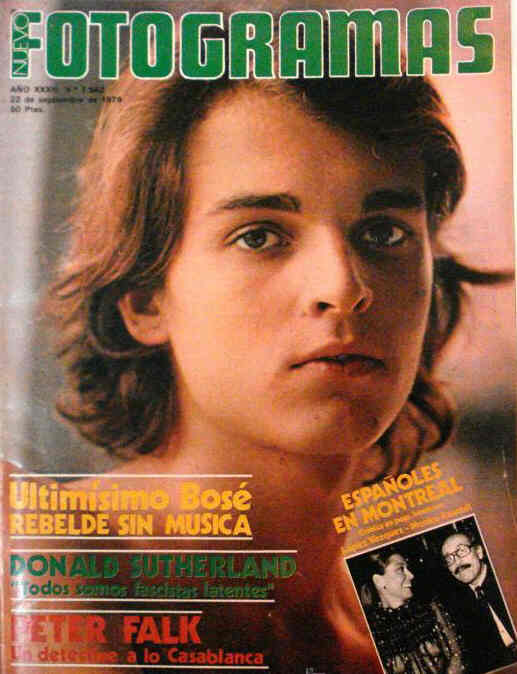 FOTOGRAMAS magazine cover Issue 1562 22 September 1978