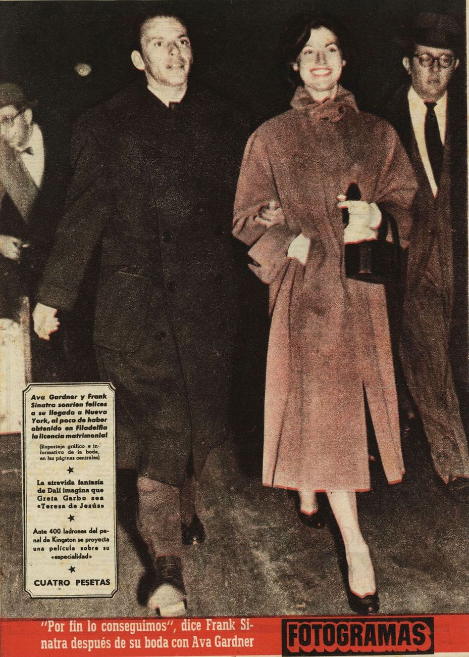 FOTOGRAMAS magazine cover Issue 157 16 November 1951