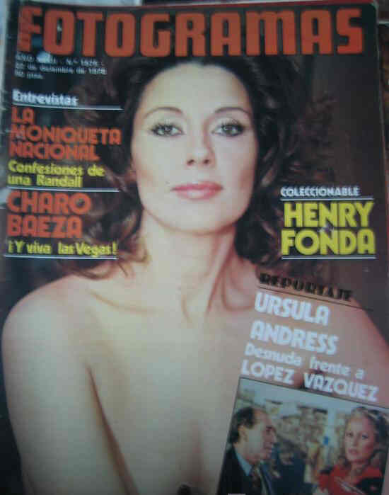 FOTOGRAMAS magazine cover Issue 1575 22 December 1978