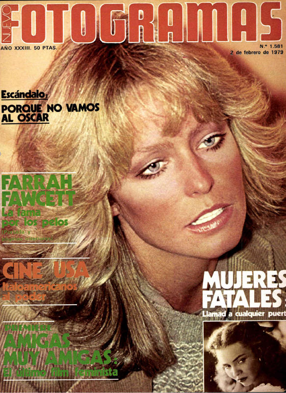FOTOGRAMAS magazine cover Issue 1581 2 February 1979