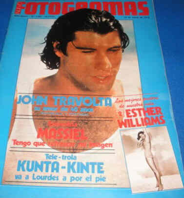FOTOGRAMAS magazine cover Issue 1587 16 March 1979