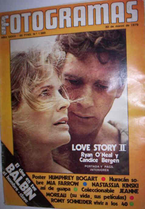 FOTOGRAMAS magazine cover Issue 1589 30 March 1979