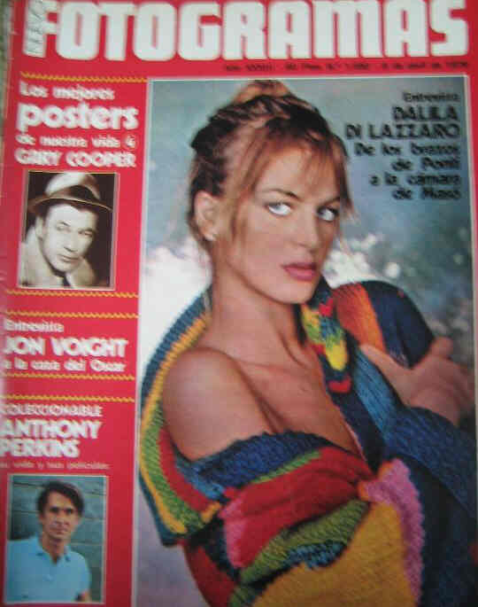 FOTOGRAMAS magazine cover Issue 1590 6 April 1979