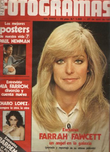 FOTOGRAMAS magazine cover Issue 1593 27 April 1979