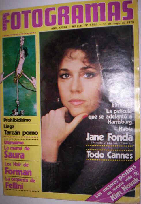 FOTOGRAMAS magazine cover Issue 1595 11 May 1979