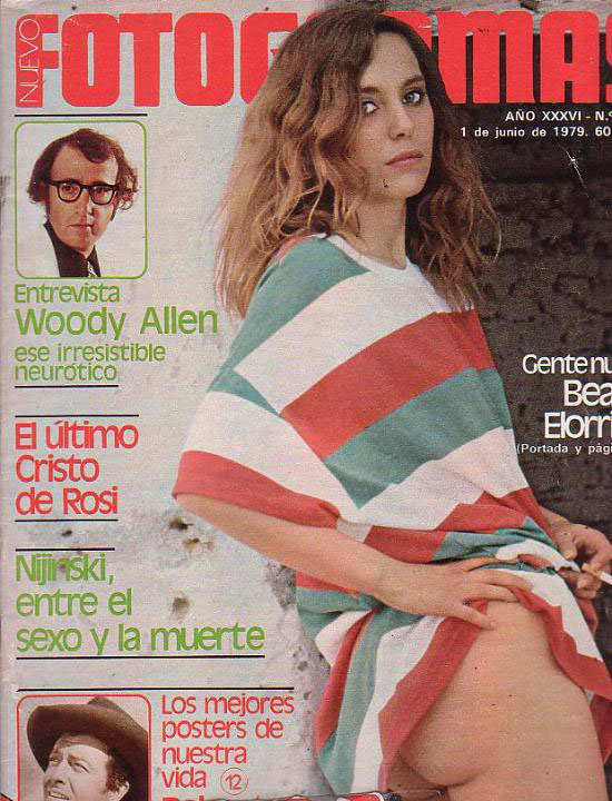FOTOGRAMAS magazine cover Issue 1598 1 June 1979