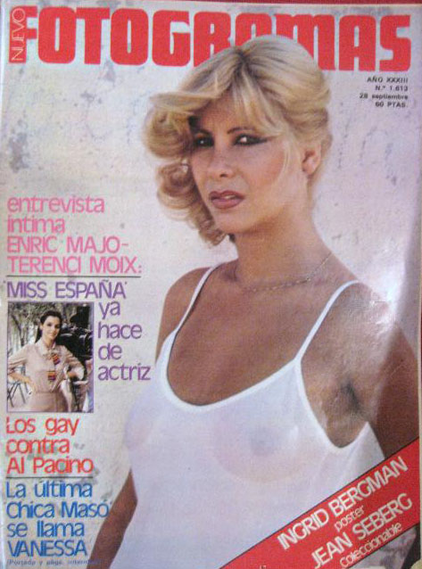 FOTOGRAMAS magazine cover Issue 1613 28 September 1979