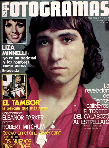 FOTOGRAMAS magazine cover Issue 1617 26 October 1979