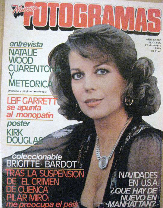 FOTOGRAMAS magazine cover Issue 1625 26 December 1979
