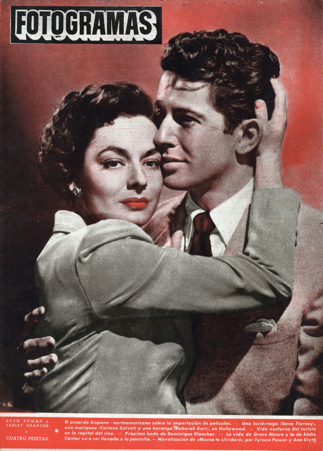 FOTOGRAMAS magazine cover Issue 167 25 January 1952