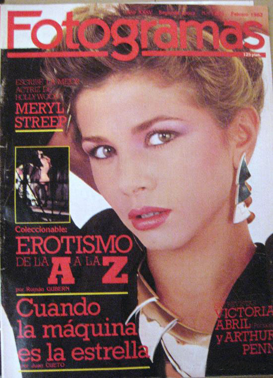 FOTOGRAMAS magazine cover Issue 1671 February 1982