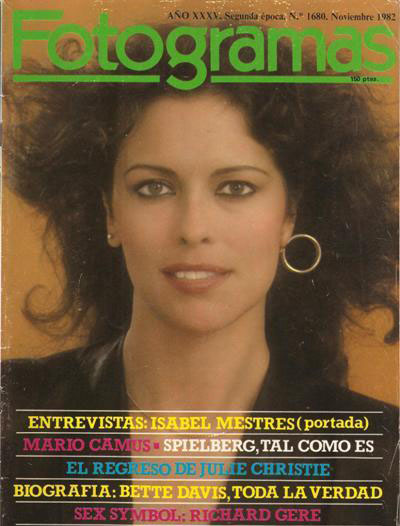 FOTOGRAMAS magazine cover Issue 1680 November 1982