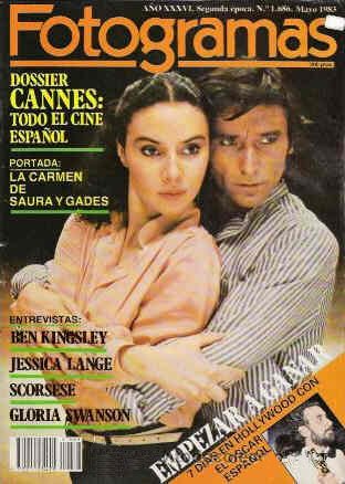 FOTOGRAMAS magazine cover Issue 1686 May 1983