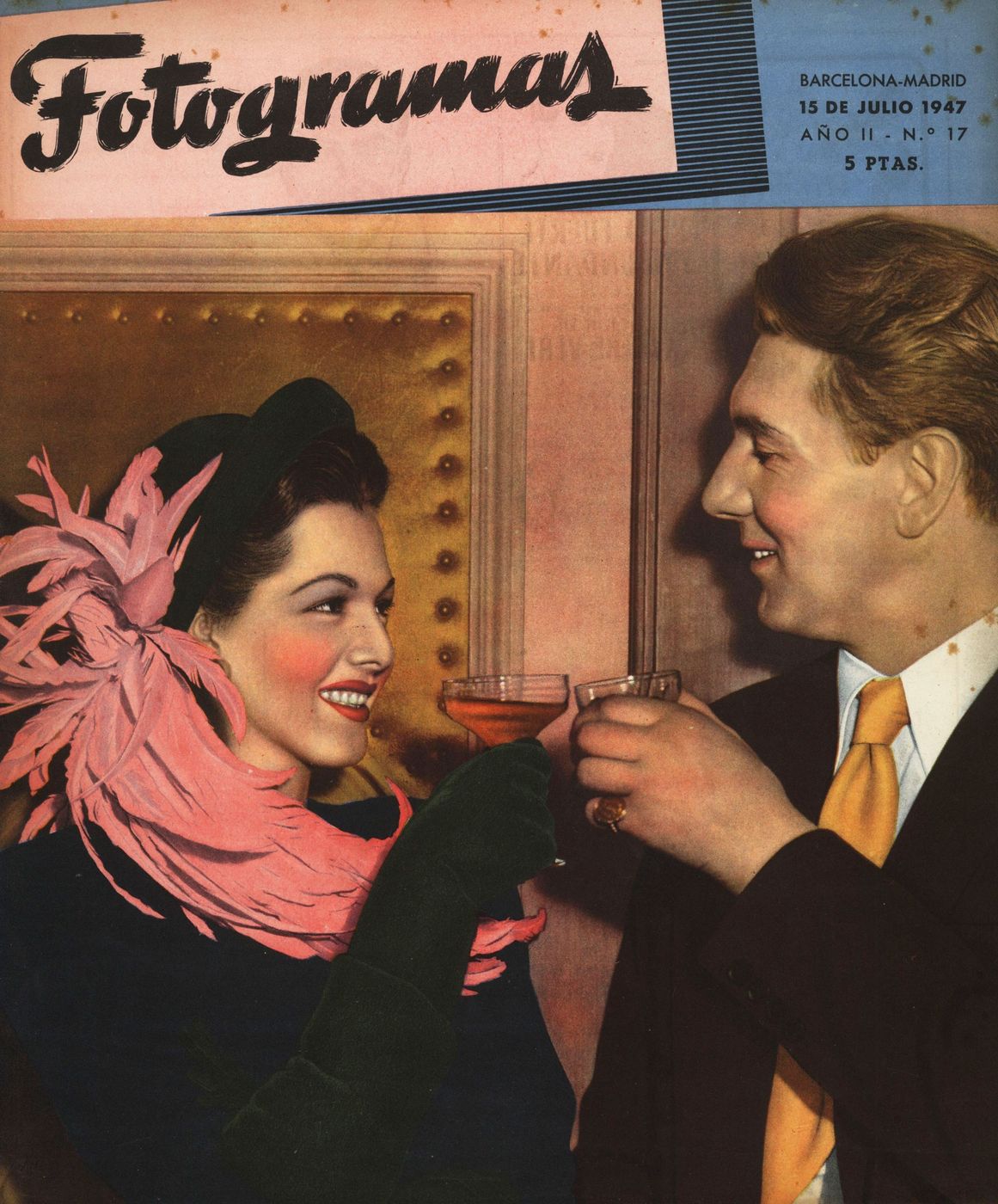 FOTOGRAMAS magazine cover Issue 17 15 July 1947