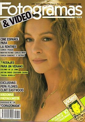 FOTOGRAMAS magazine cover Issue 1711 September 1985