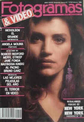 FOTOGRAMAS magazine cover Issue 1716 February 1986