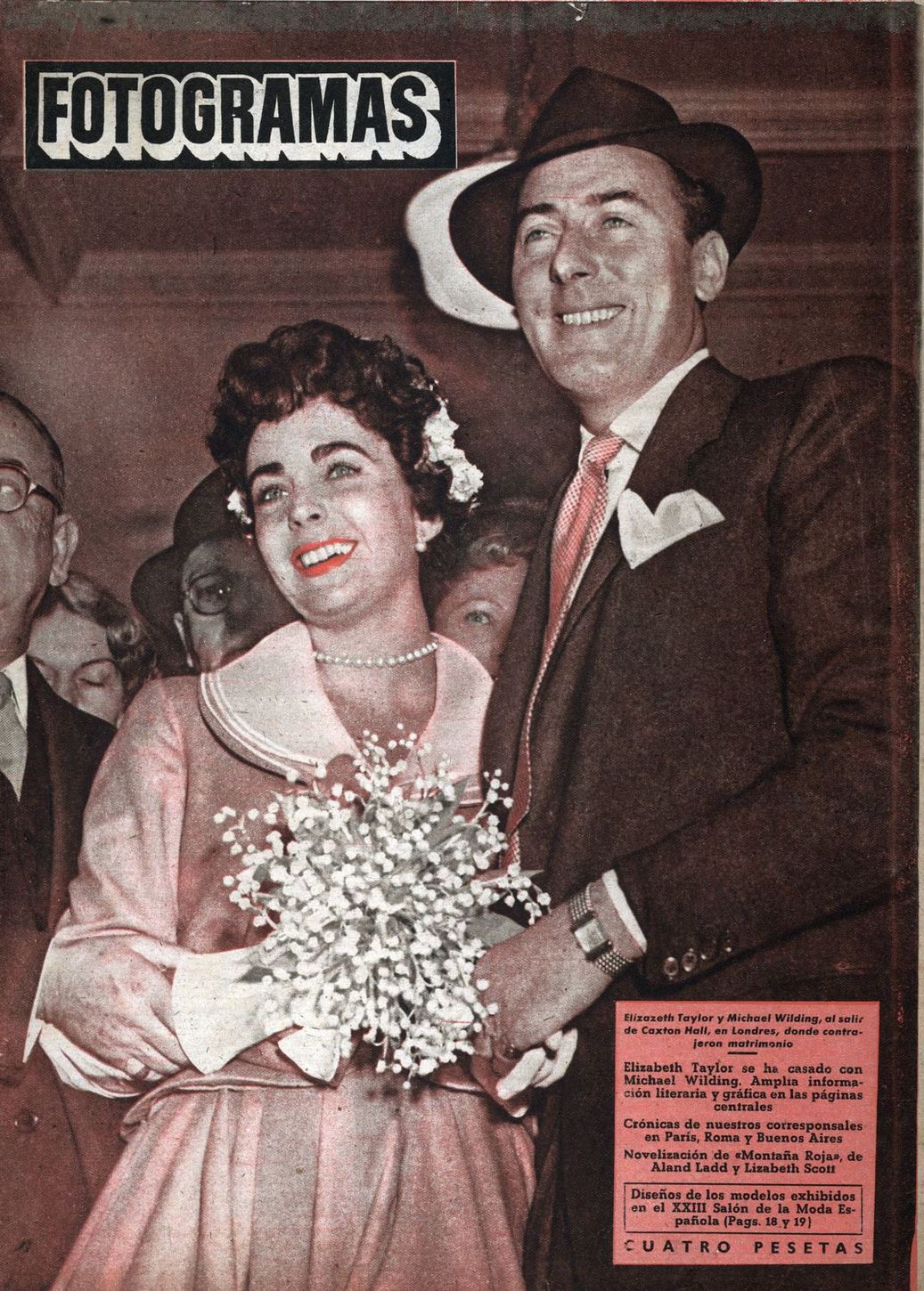 FOTOGRAMAS magazine cover Issue 172 29 February 1952