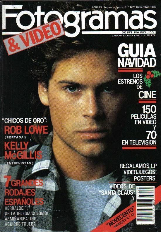 FOTOGRAMAS magazine cover Issue 1725 December 1986