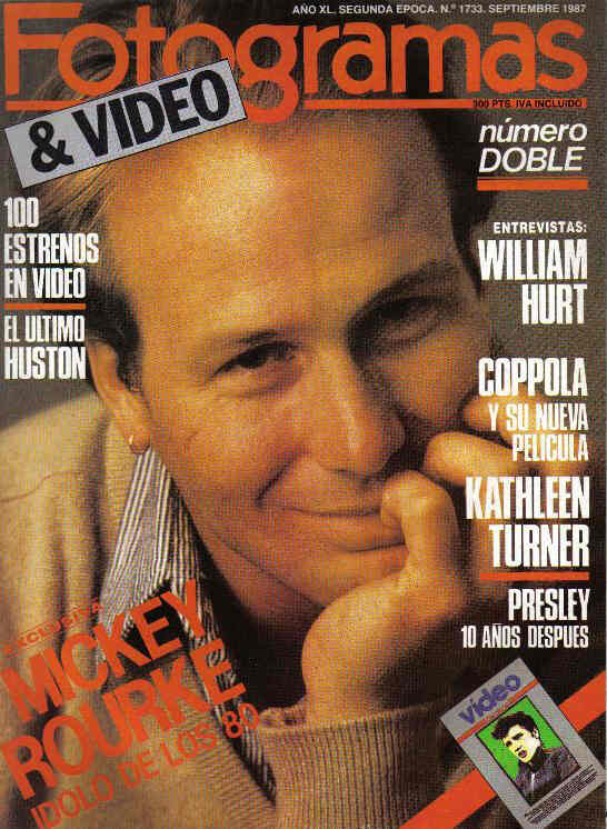 FOTOGRAMAS magazine cover Issue 1733 September 1987