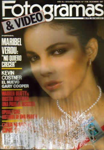 FOTOGRAMAS magazine cover Issue 1736 December 1987
