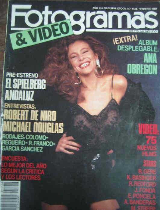 FOTOGRAMAS magazine cover Issue 1738 February 1988