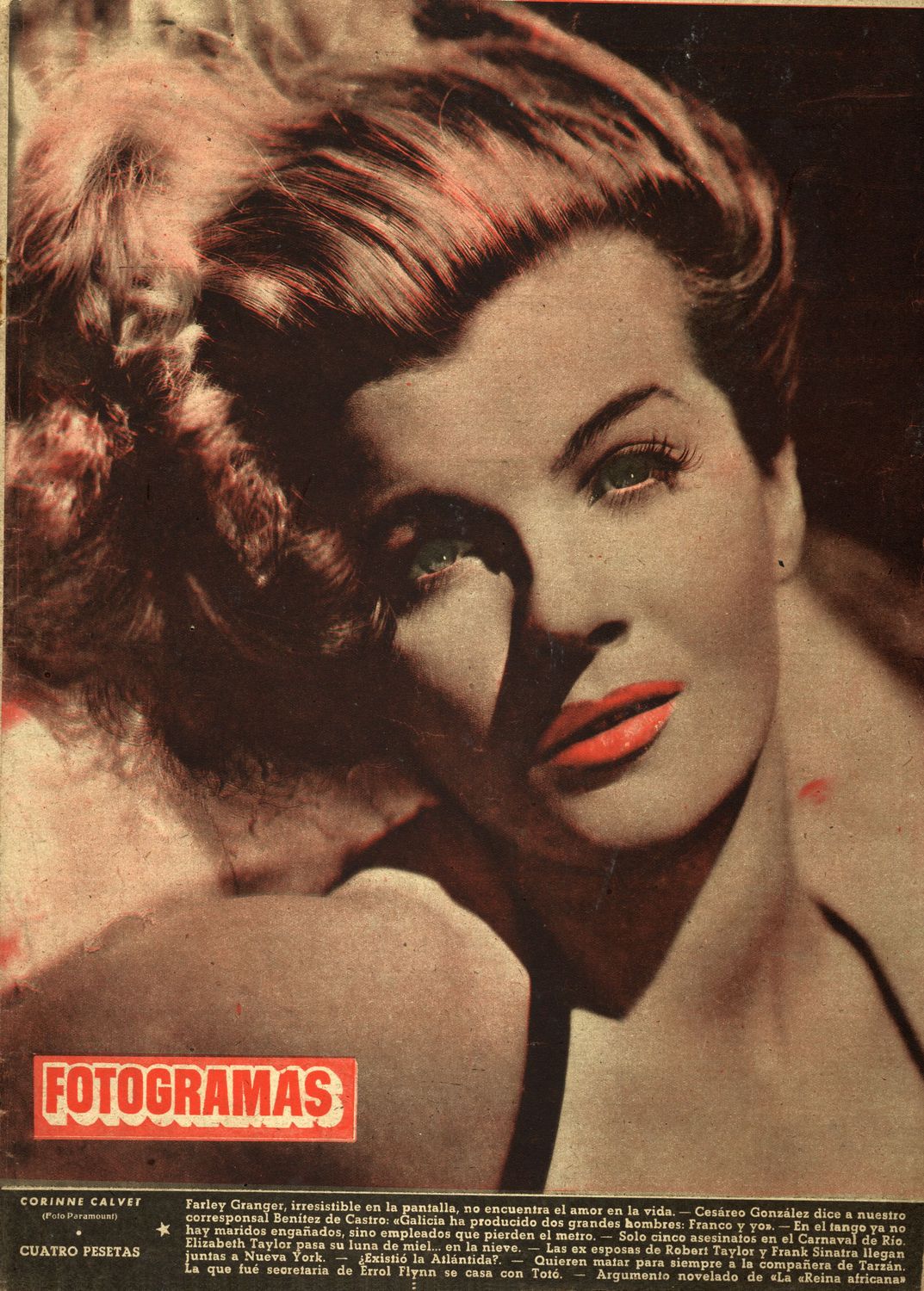 FOTOGRAMAS magazine cover Issue 174 14 March 1952