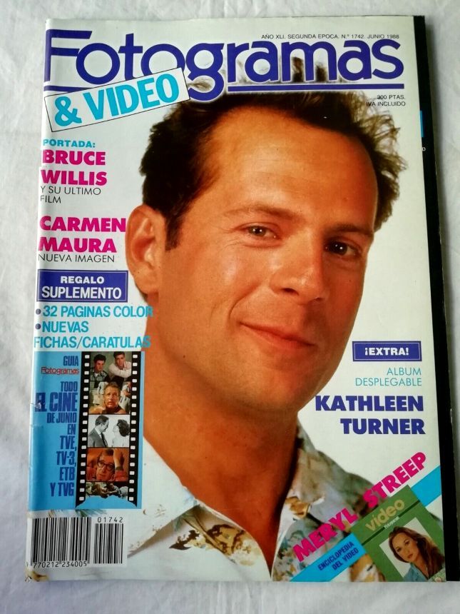 FOTOGRAMAS magazine cover Issue 1742 June 1988