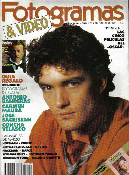 FOTOGRAMAS magazine cover Issue 1750 March 1989