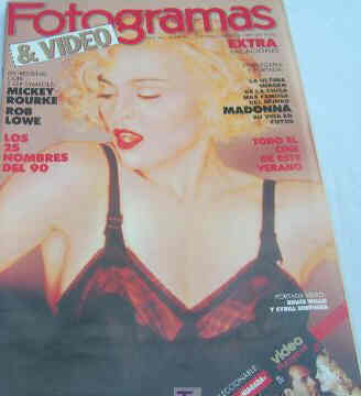 FOTOGRAMAS magazine cover Issue 1754 July/August 1989