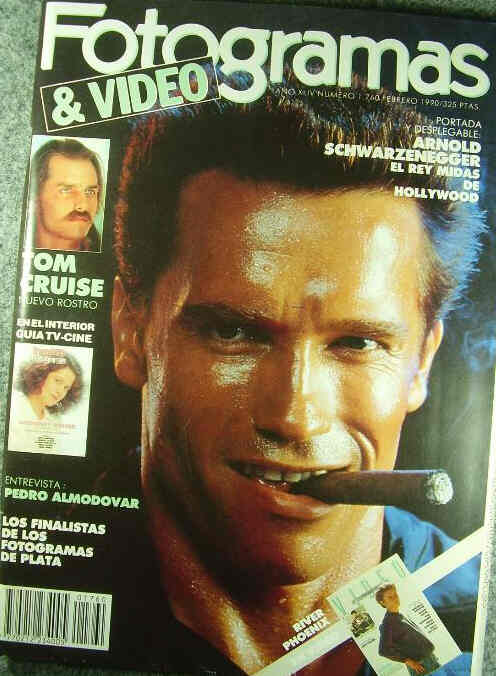 FOTOGRAMAS magazine cover Issue 1760 February 1990