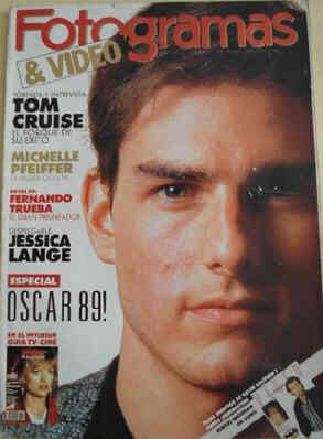 FOTOGRAMAS magazine cover Issue 1762 April 1990