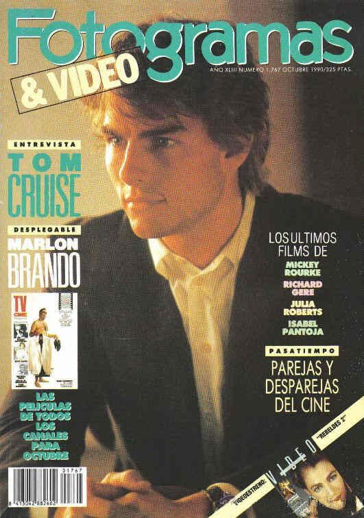 FOTOGRAMAS magazine cover Issue 1767 October 1990