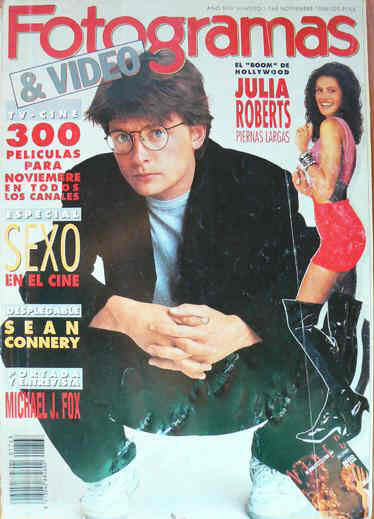 FOTOGRAMAS magazine cover Issue 1768 November 1990
